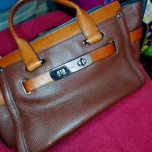 Coach Tote Bag Burgundy